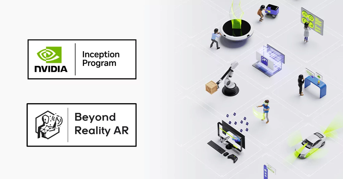 NVIDIA Inception Program announcement graphic.